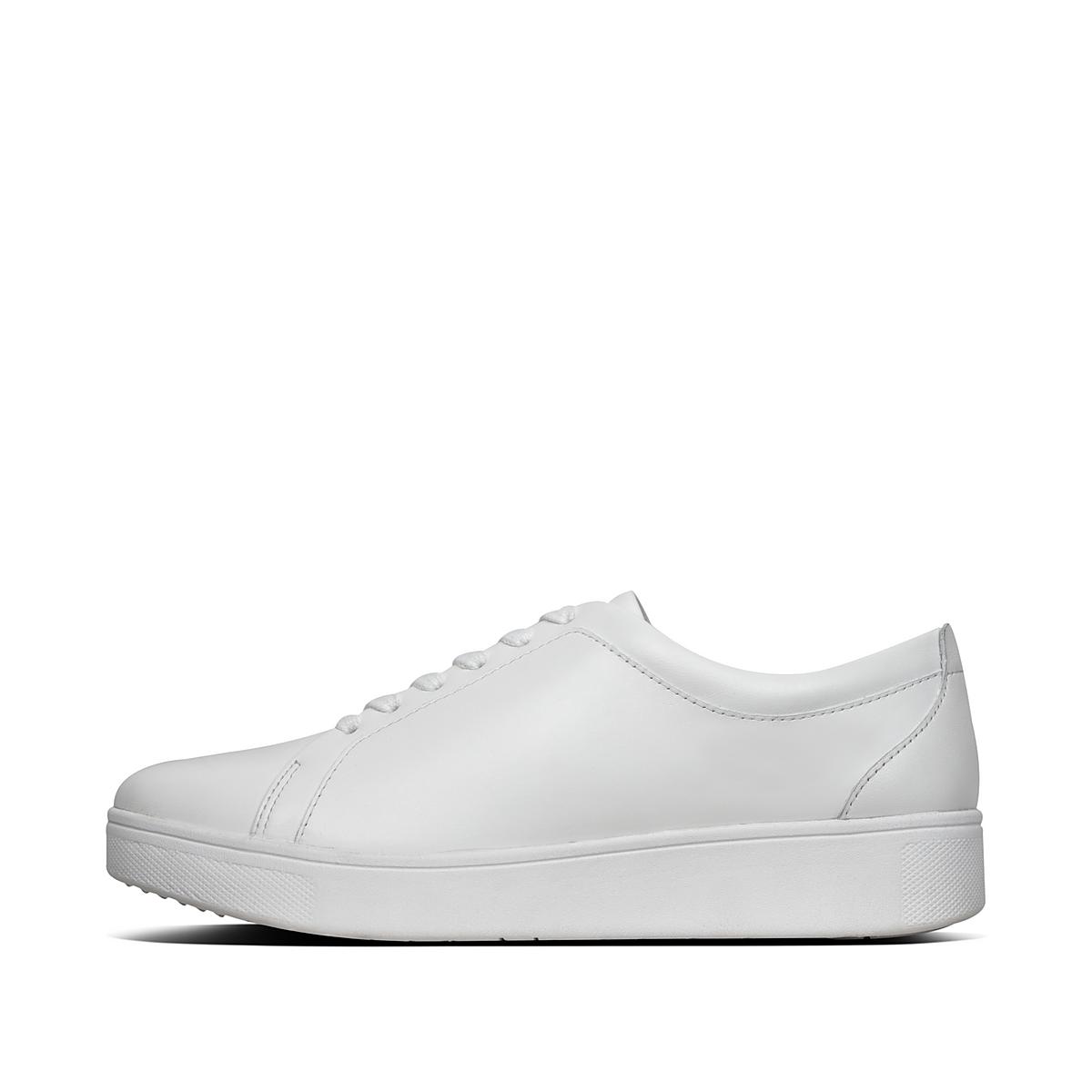 Fitflop Women's RALLY Leather Sneakers - White, AP6208197